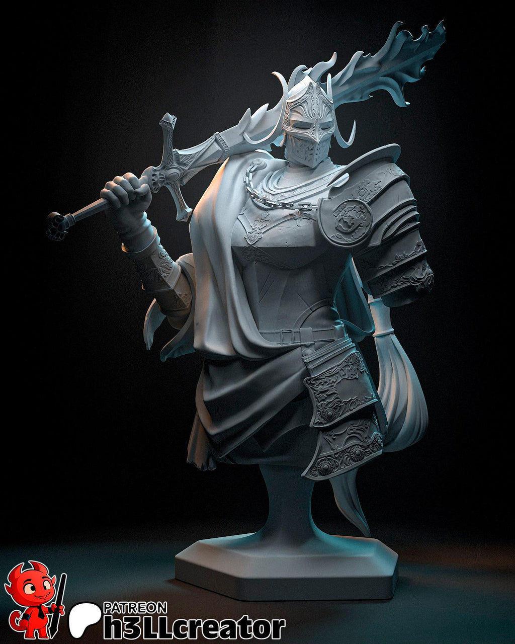 Rellana Statue / Elden Ring Inspired Figure / Painted or Unpainted Collectible / Full Body & Bust Options