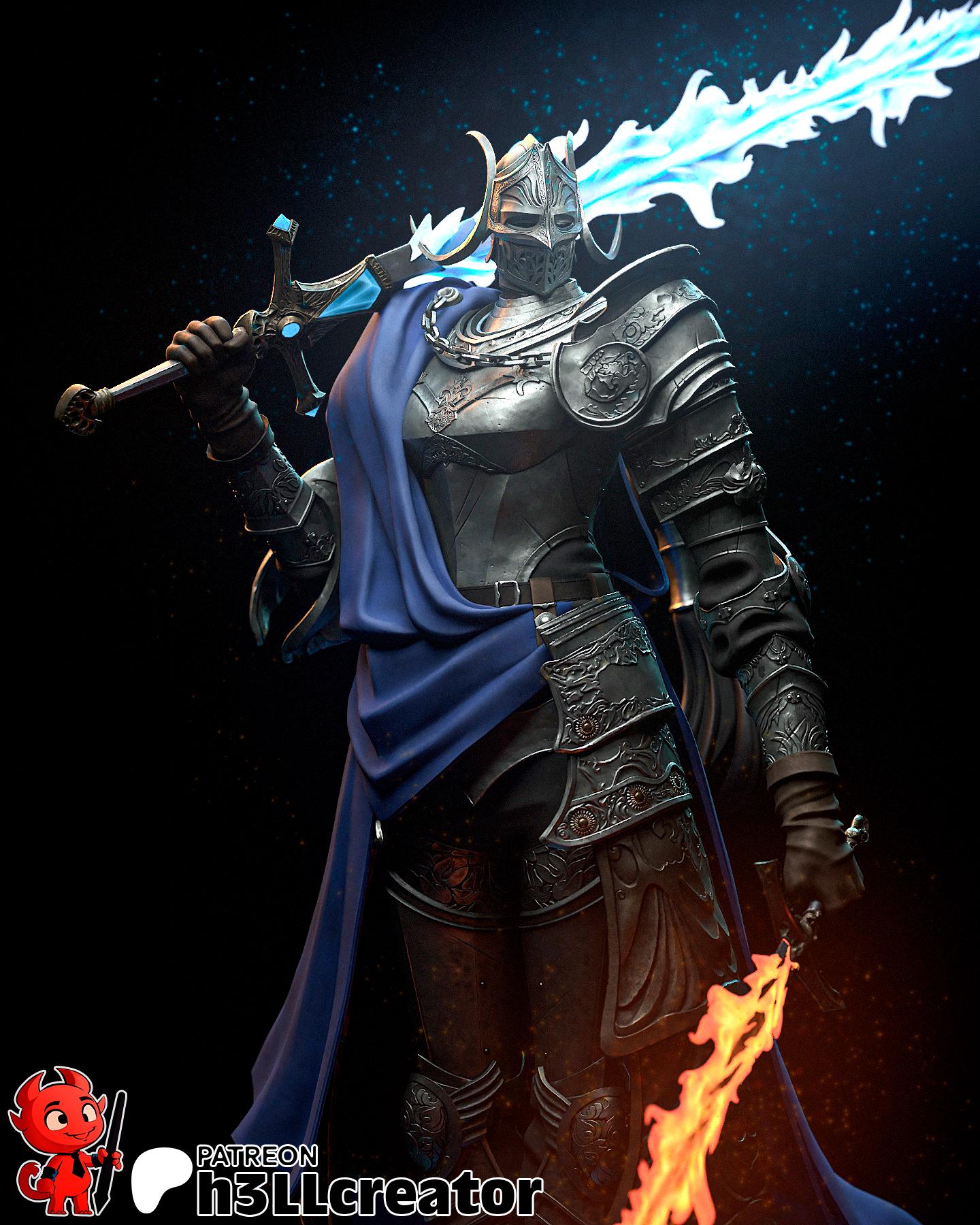 Rellana Statue / Elden Ring Inspired Figure / Painted or Unpainted Collectible / Full Body & Bust Options