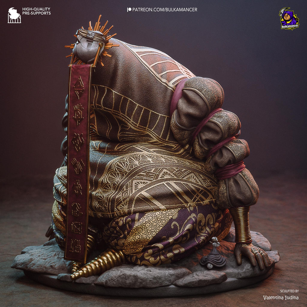 Esquie Inspired Fan Made Collectible / Dark Fantasy Resin Statue / Hand Painted Limited Edition Figurine