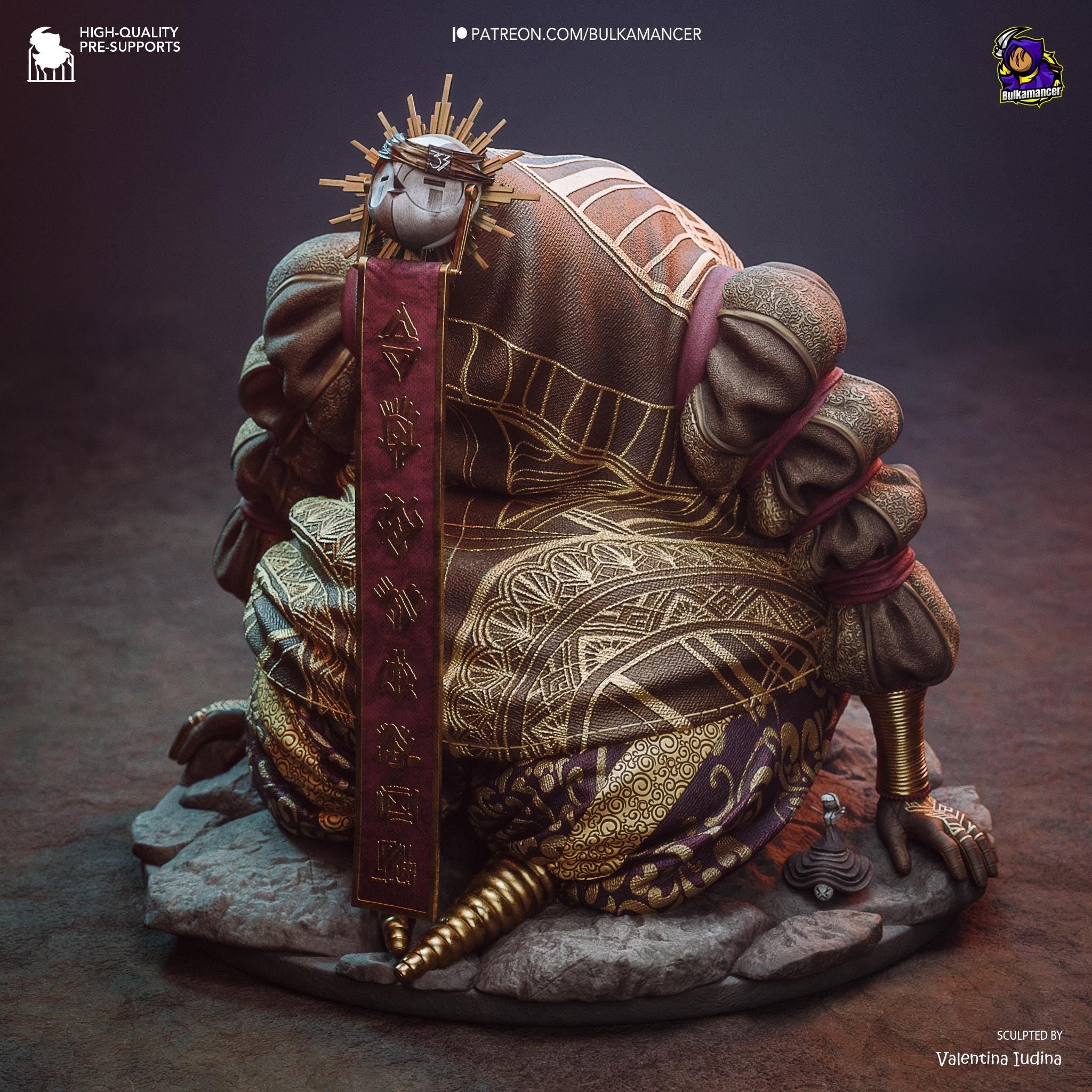 Esquie Inspired Fan Made Collectible / Dark Fantasy Resin Statue / Hand Painted Limited Edition Figurine