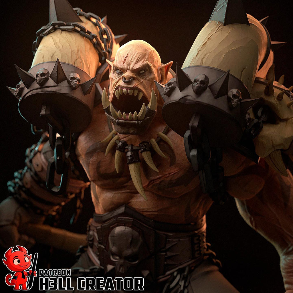 Garrosh Statue / WoW Fan-Made Figure / Painted or Unpainted Collectible Resin Model