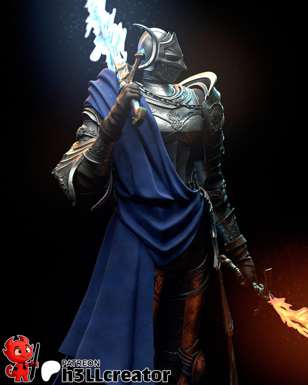 Rellana Statue / Elden Ring Inspired Figure / Painted or Unpainted Collectible / Full Body & Bust Options