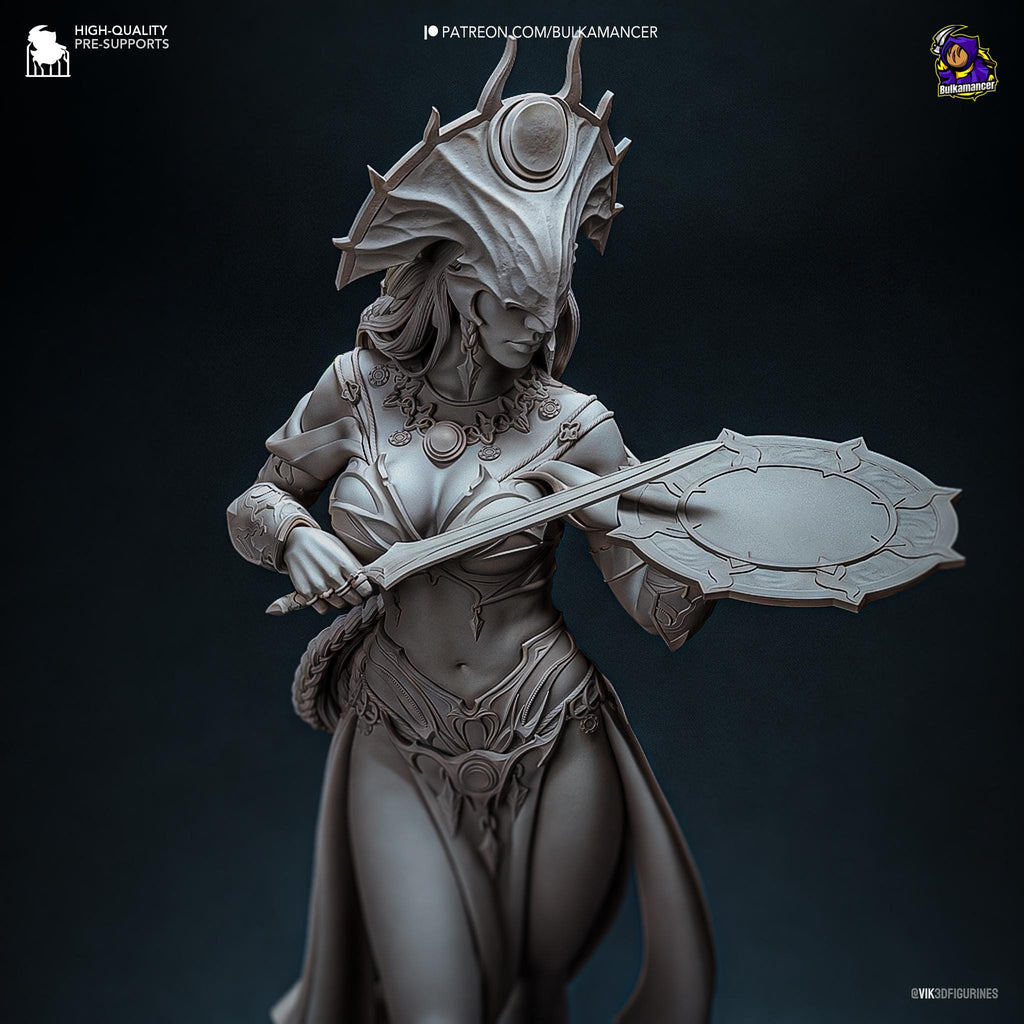 Shar Statue: Inspired of Baldur's Gate 3, Mistress of Loss Resin Figure