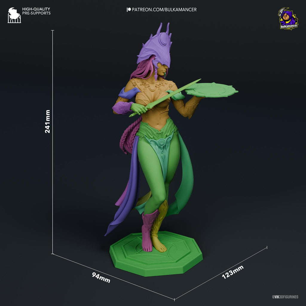 Shar Statue: Inspired of Baldur's Gate 3, Mistress of Loss Resin Figure