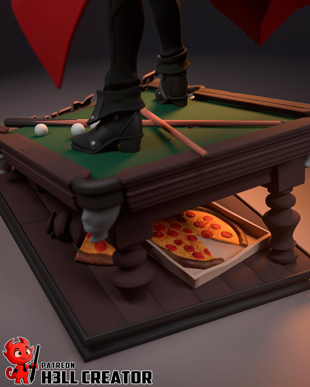 Dante Resin Statue: Hand-Painted Devil Hunter Collectible