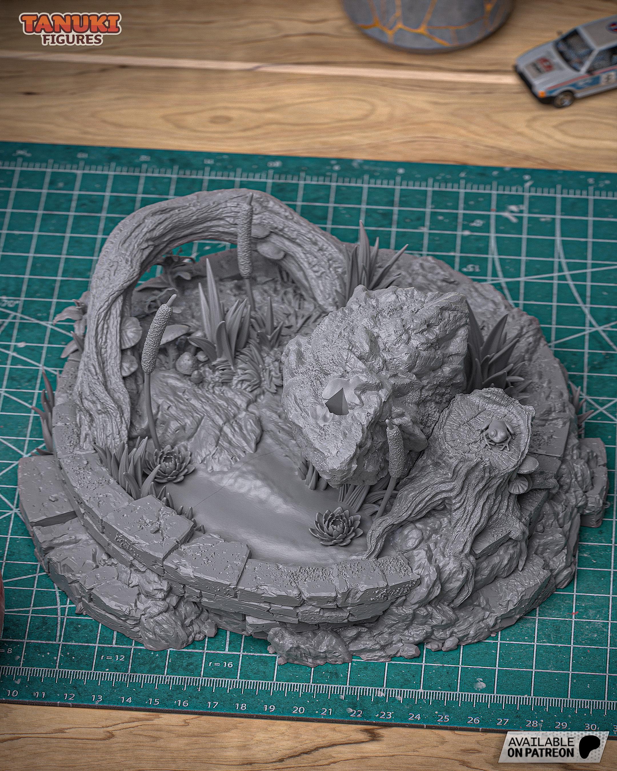 Nidalee LoL Inspired Statue / Jungle Huntress Resin Figure / Hand Painted Collectible