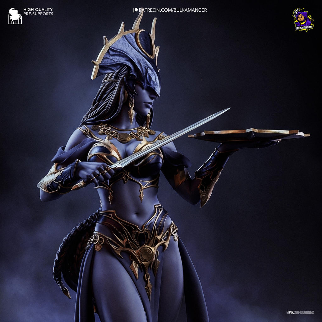 Shar Statue: Inspired of Baldur's Gate 3, Mistress of Loss Resin Figure