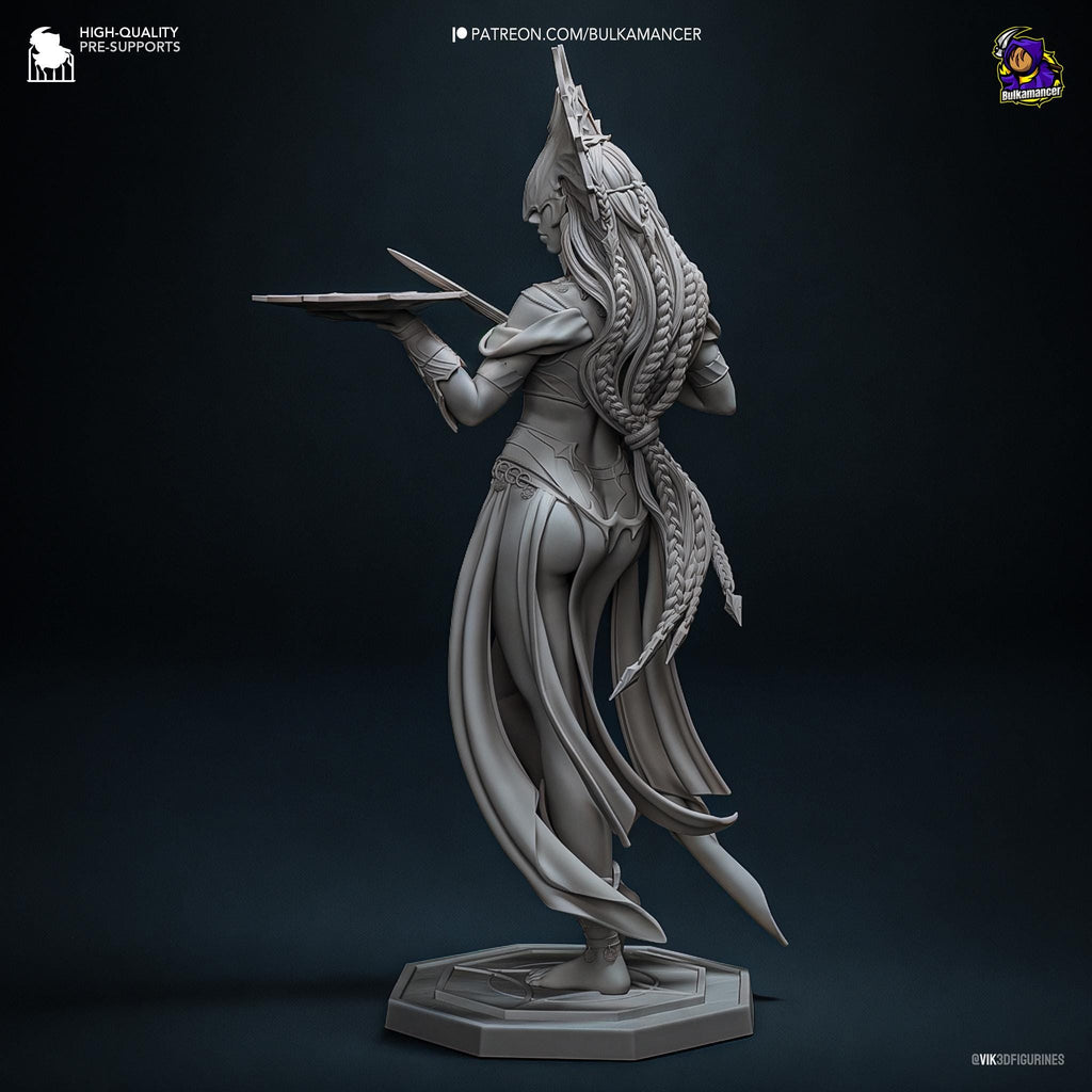 Shar Statue: Inspired of Baldur's Gate 3, Mistress of Loss Resin Figure