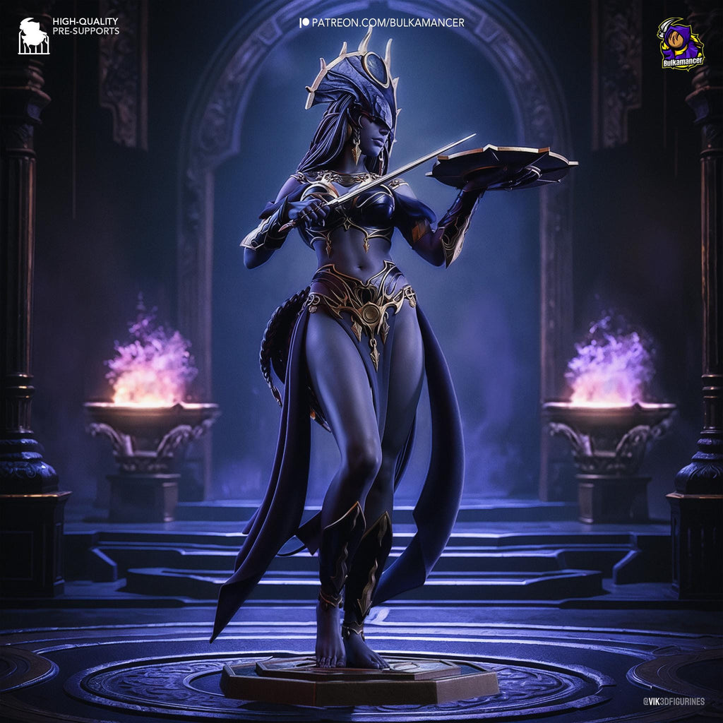 Shar Statue: Inspired of Baldur's Gate 3, Mistress of Loss Resin Figure