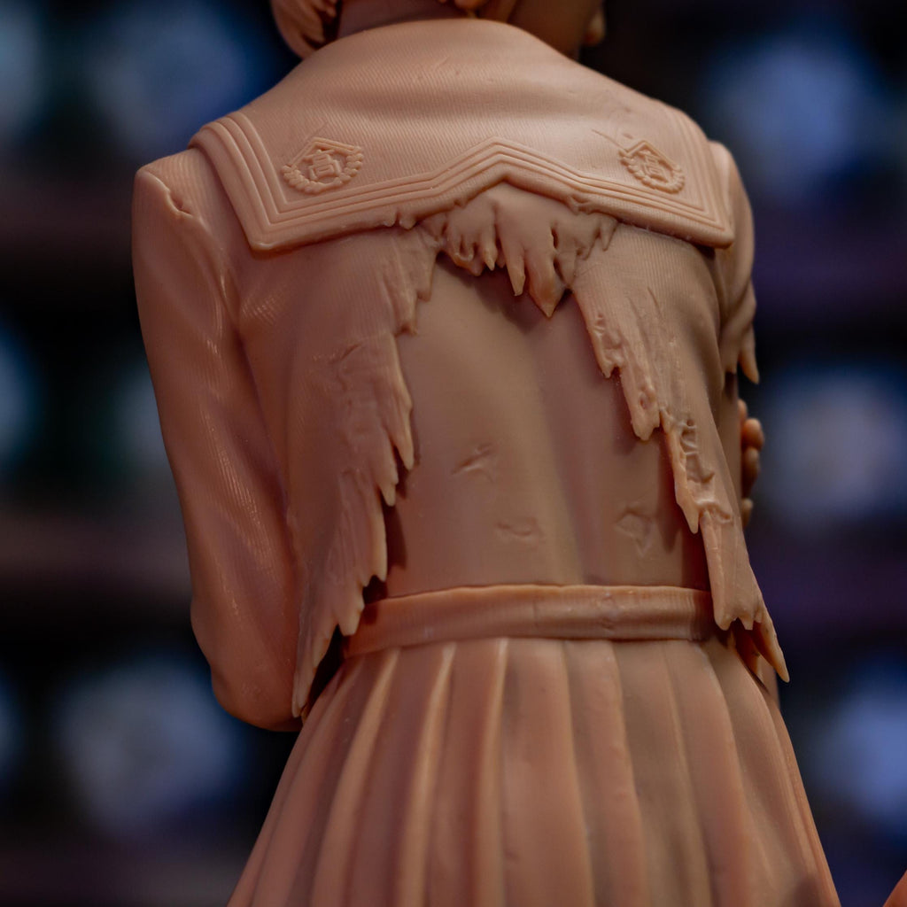 Hinako Resin Statue: Silent Hill Inspired Horror Figure, Hand-Painted Diorama