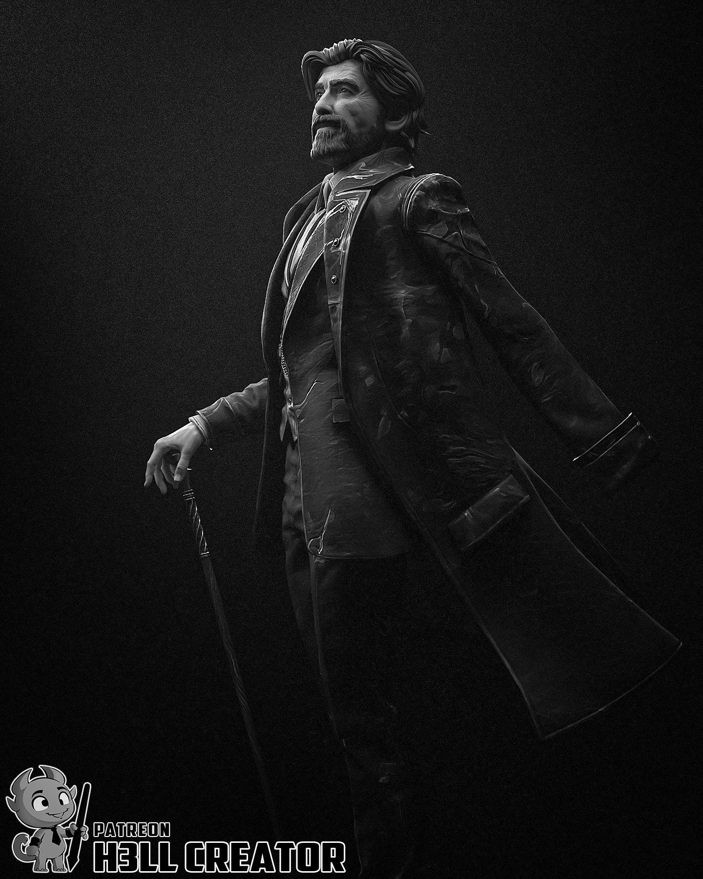 Renoir Inspired Statue: Expedition 33 Hand-Painted Resin Collectible