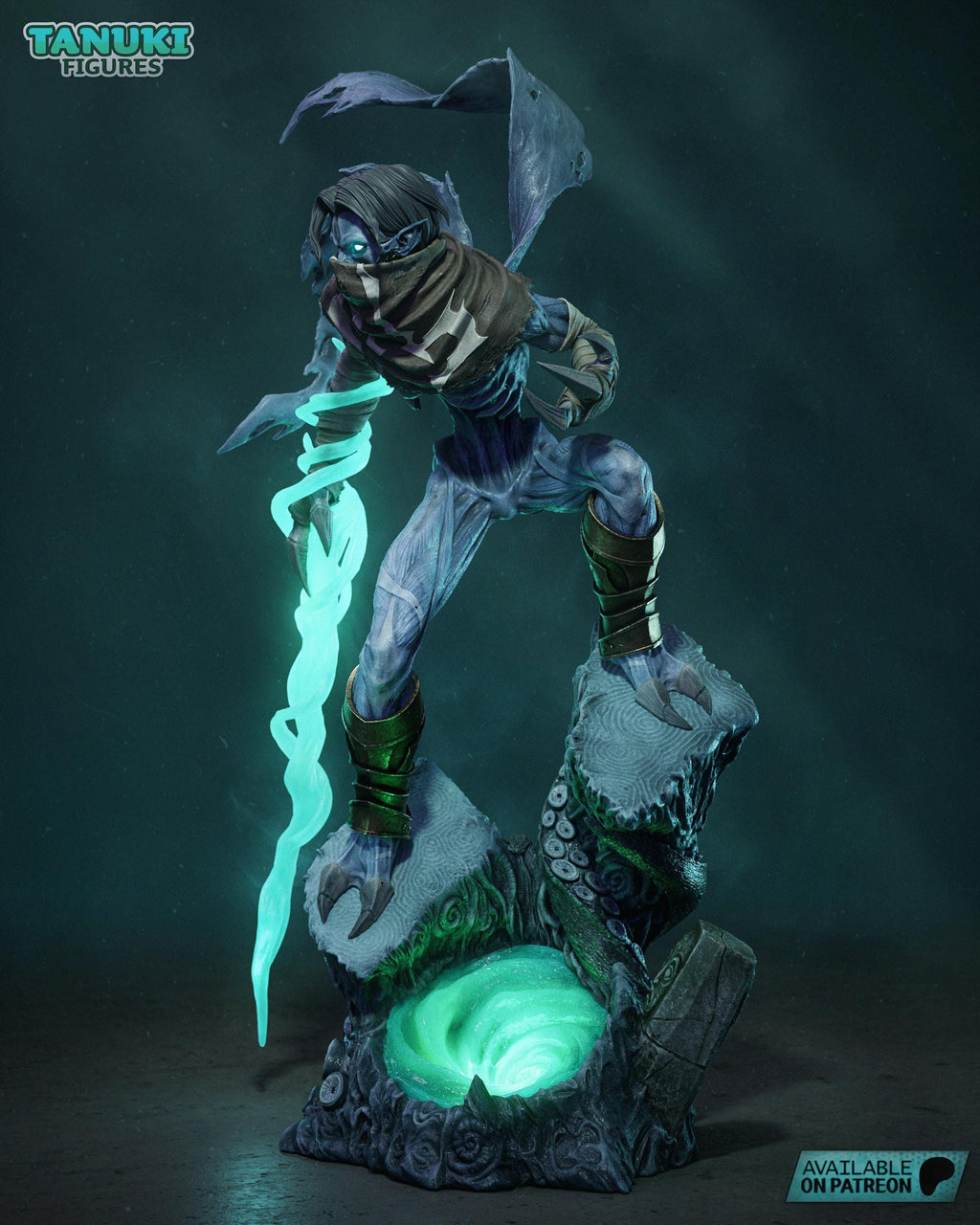 Raziel 3D Figure Statue / Dark Fantasy Resin Figure / Hand Painted Fan Made Collectible