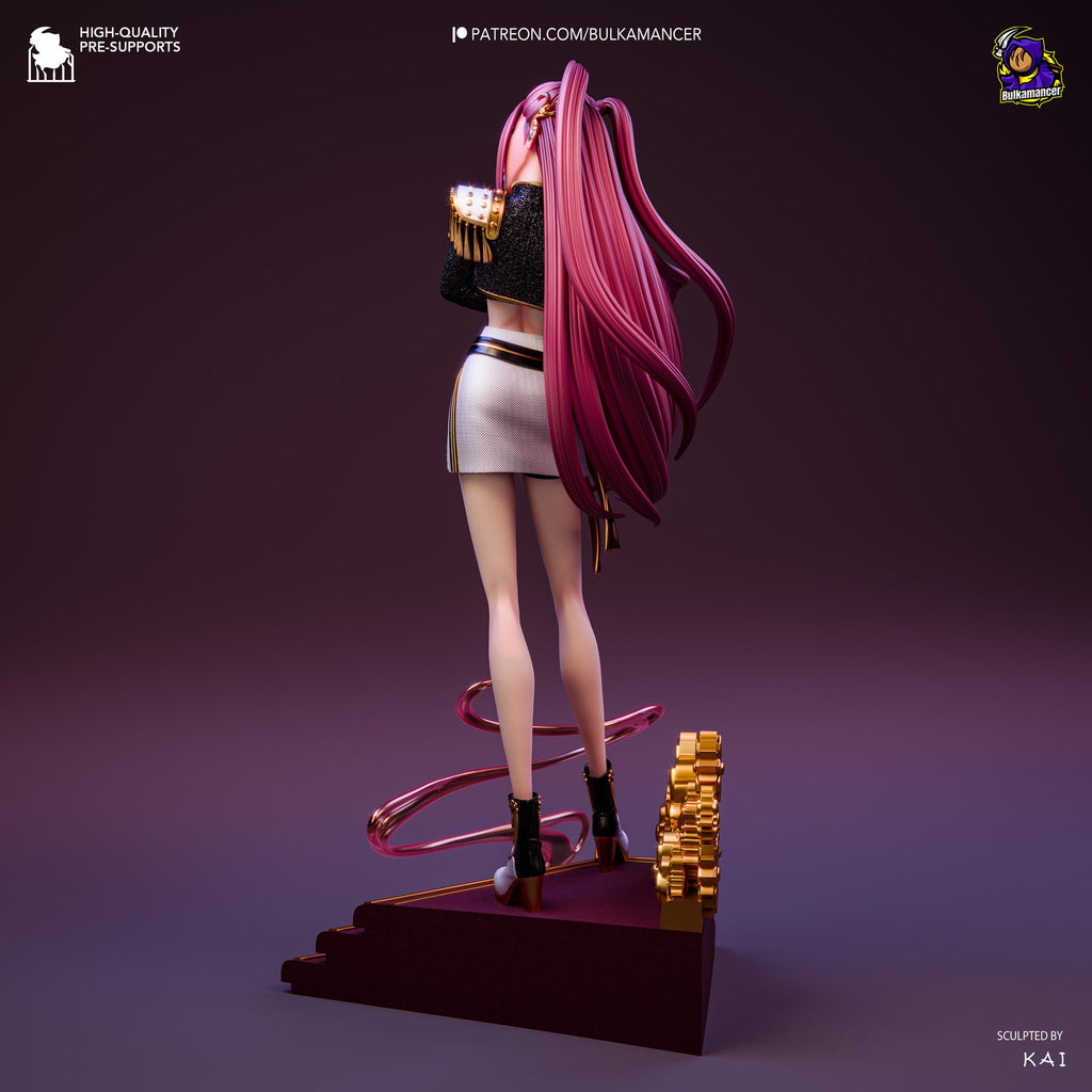 K-Pop Idol Diorama: Hand-Painted Resin Statue Set - Rumi, Zoey, Mira