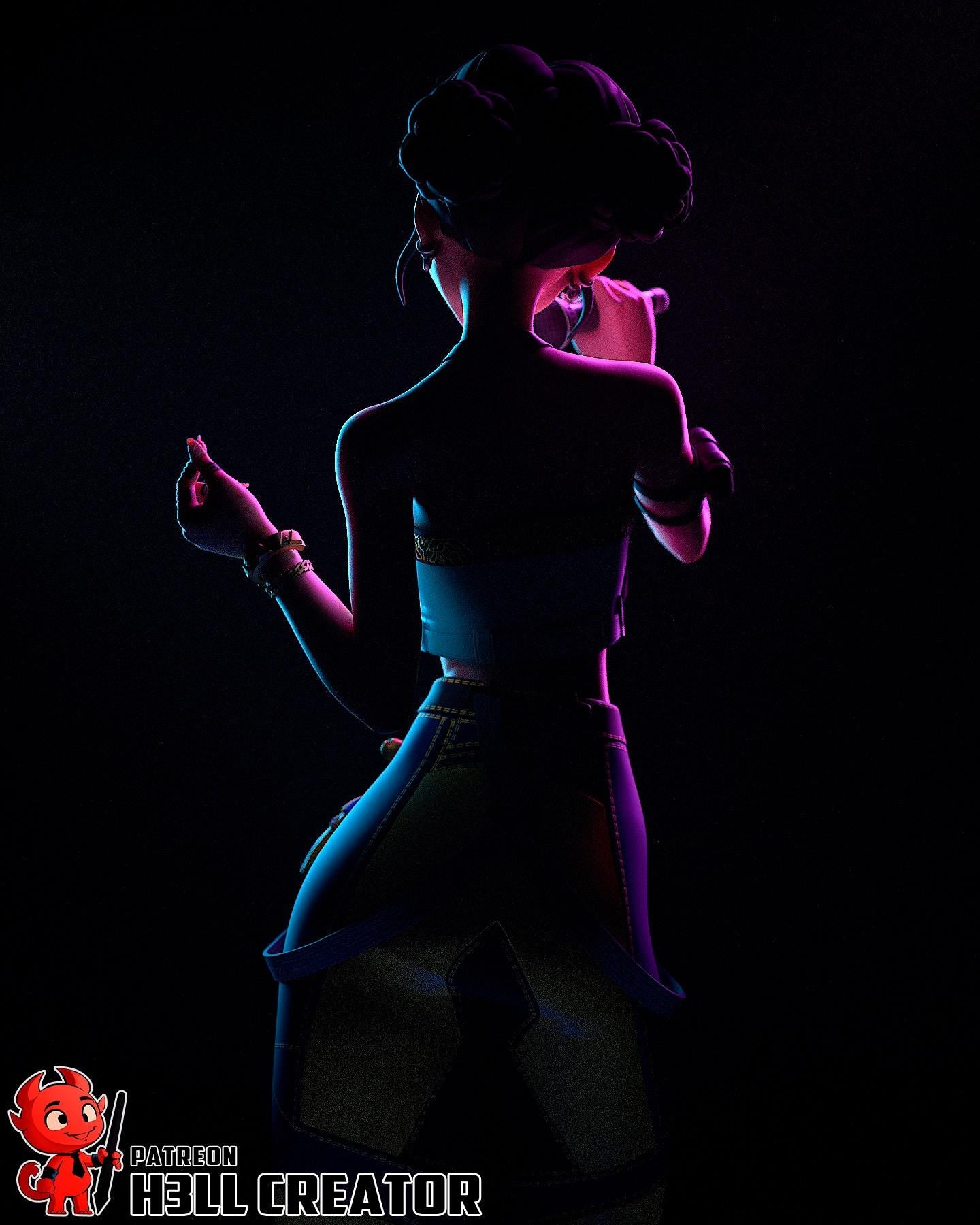 K-Pop Idol Diorama: Hand-Painted Resin Statue Set - Zoey, Rumi, Mira