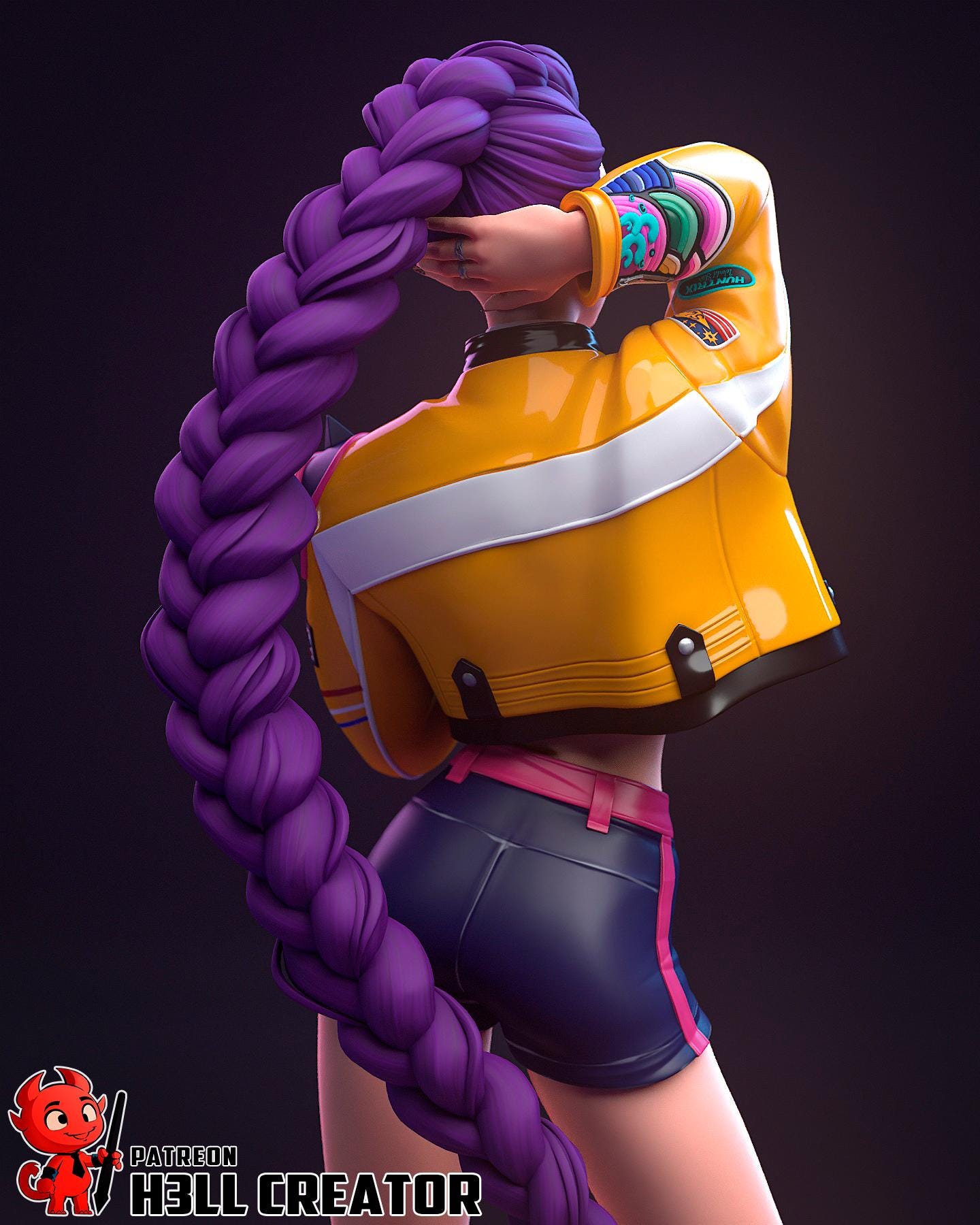 K-Pop Idol Diorama: Hand-Painted Resin Statue Set - Zoey, Rumi, Mira