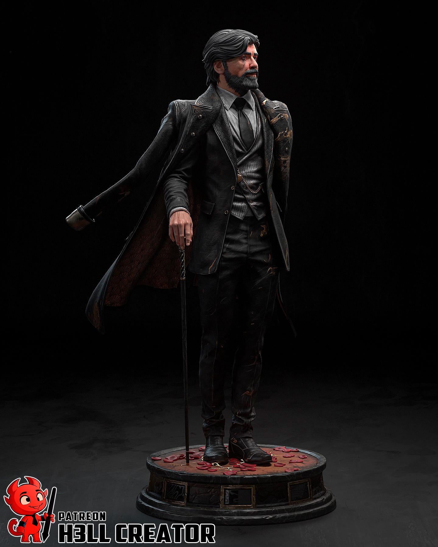 Renoir Inspired Statue: Expedition 33 Hand-Painted Resin Collectible
