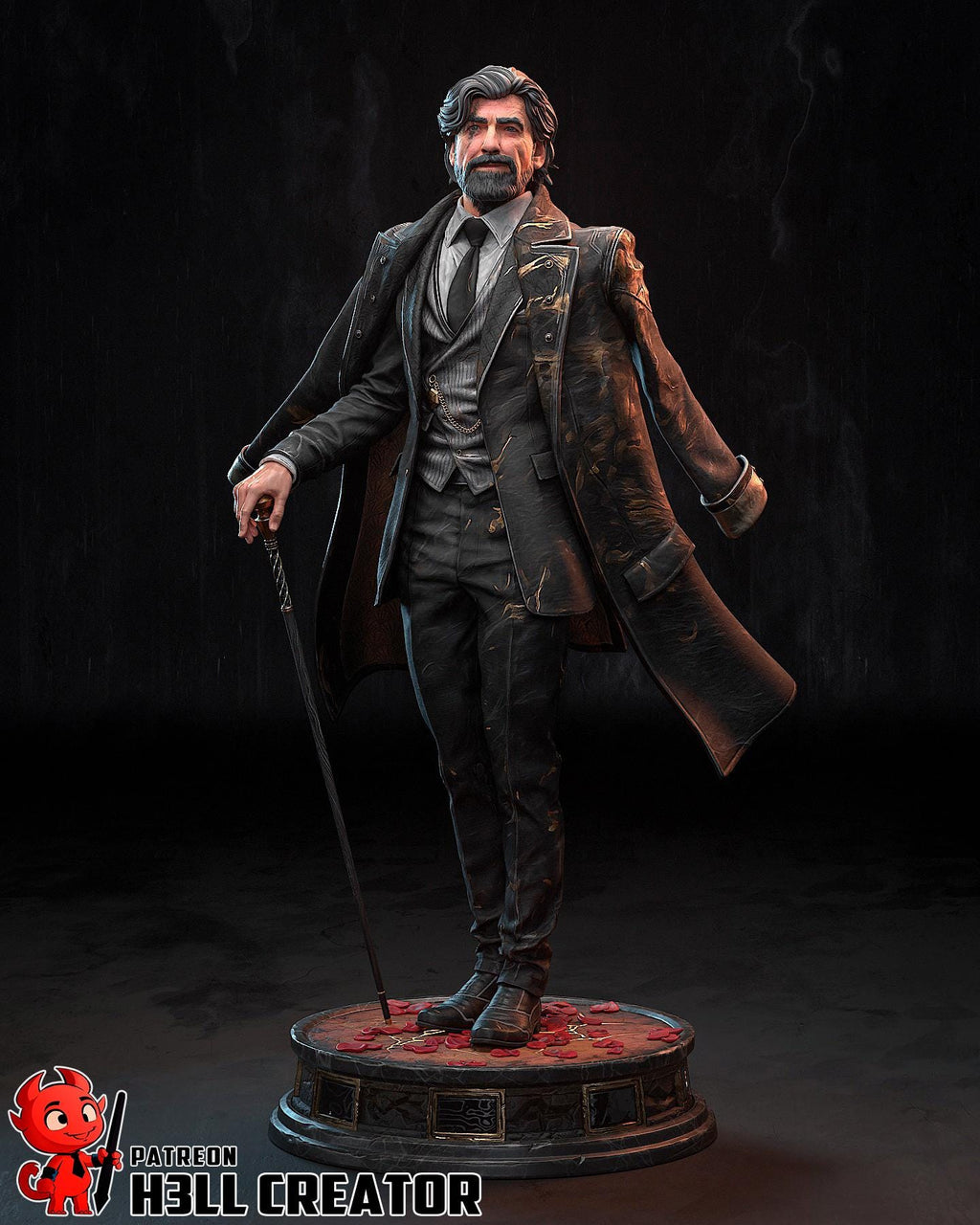 Renoir Inspired Statue: Expedition 33 Hand-Painted Resin Collectible