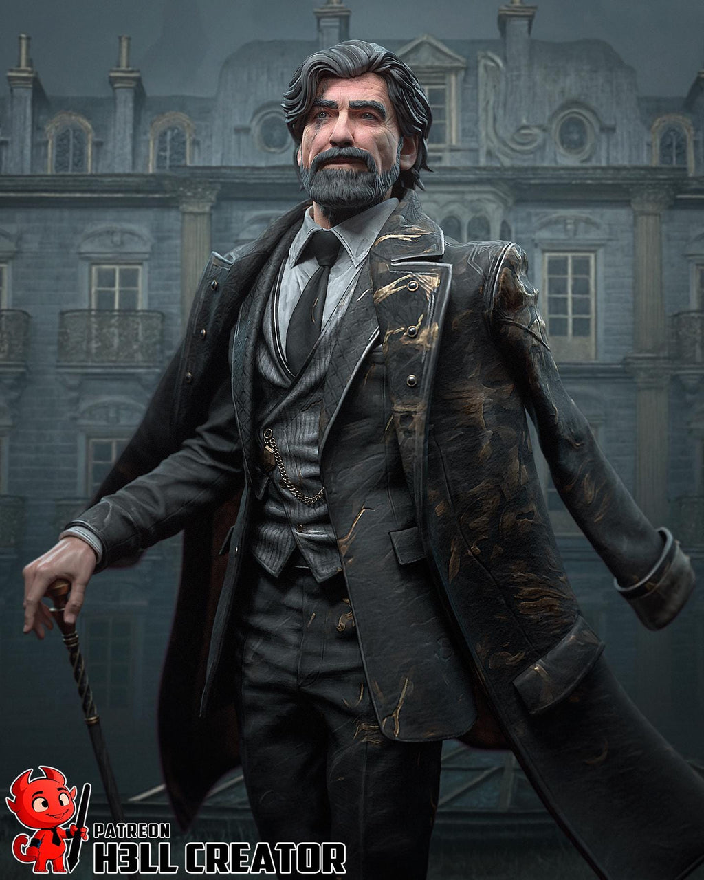 Renoir Inspired Statue: Expedition 33 Hand-Painted Resin Collectible