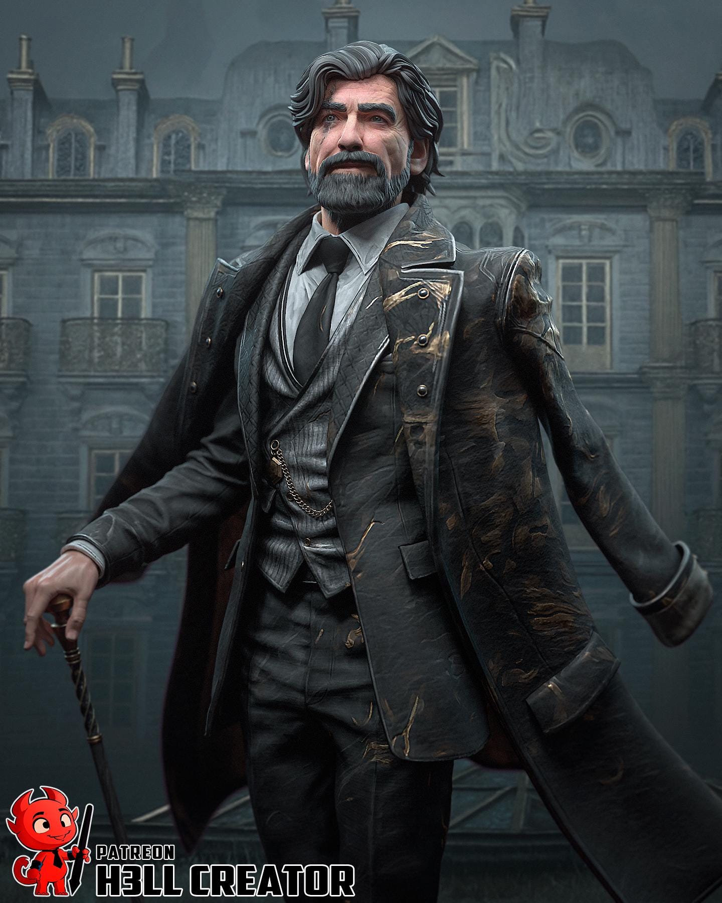 Renoir Inspired Statue: Expedition 33 Hand-Painted Resin Collectible