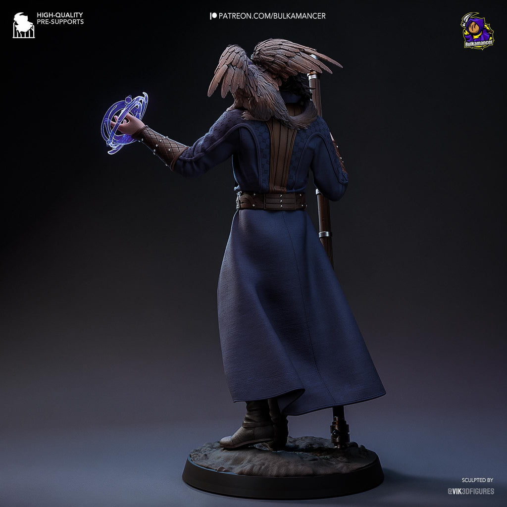 Estatua de resina de Gale hecha a mano - Inspirada en el mago de D&D de Baldur's Gate 3 - Edición limitada