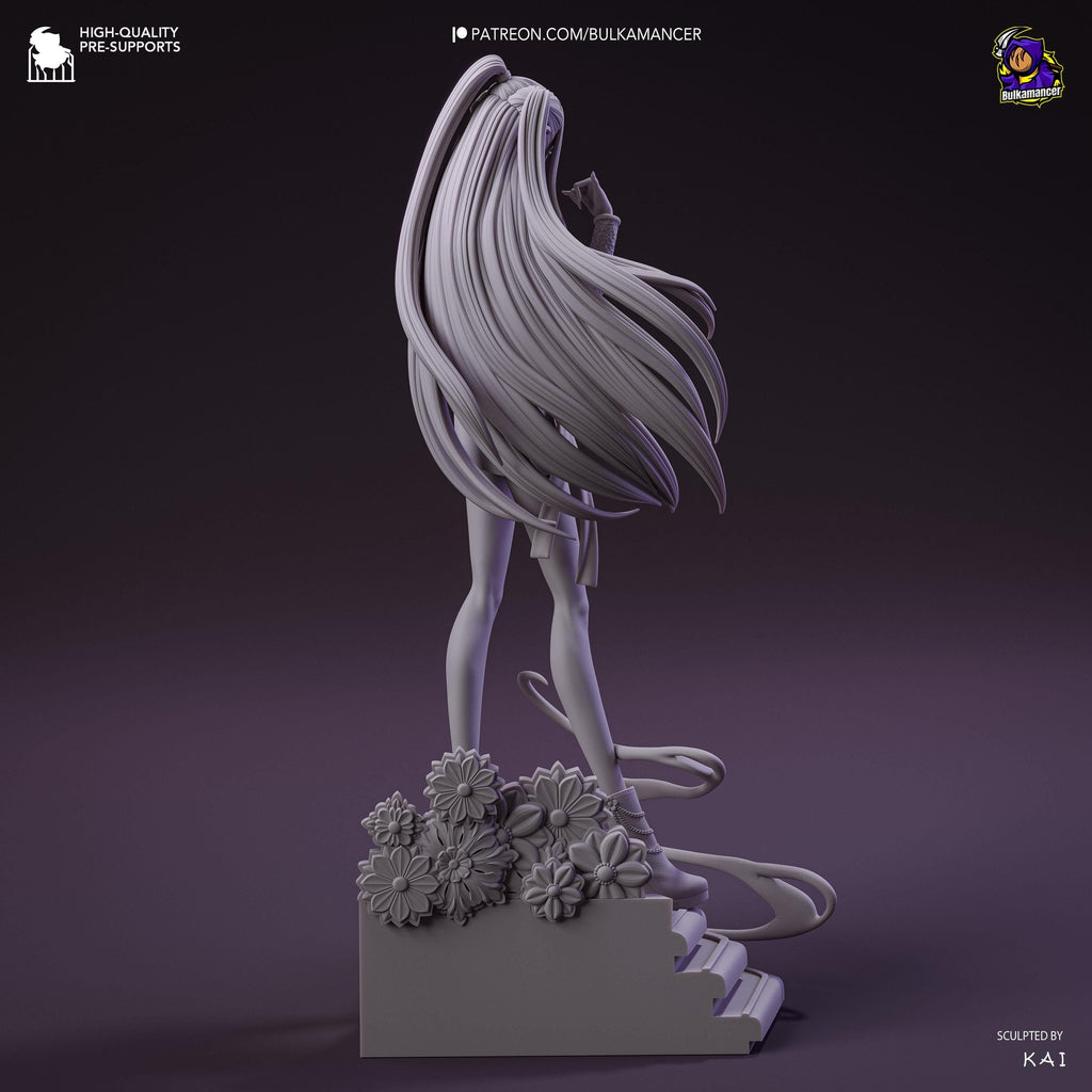 Estatua de resina de Mira, cazadora de espíritus Kpop: Coleccionable hecho por fans de Kpop, cazadora pintada a mano