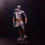 Hand-Painted Zeus Statue: 3D Printed Greek God Sculpture