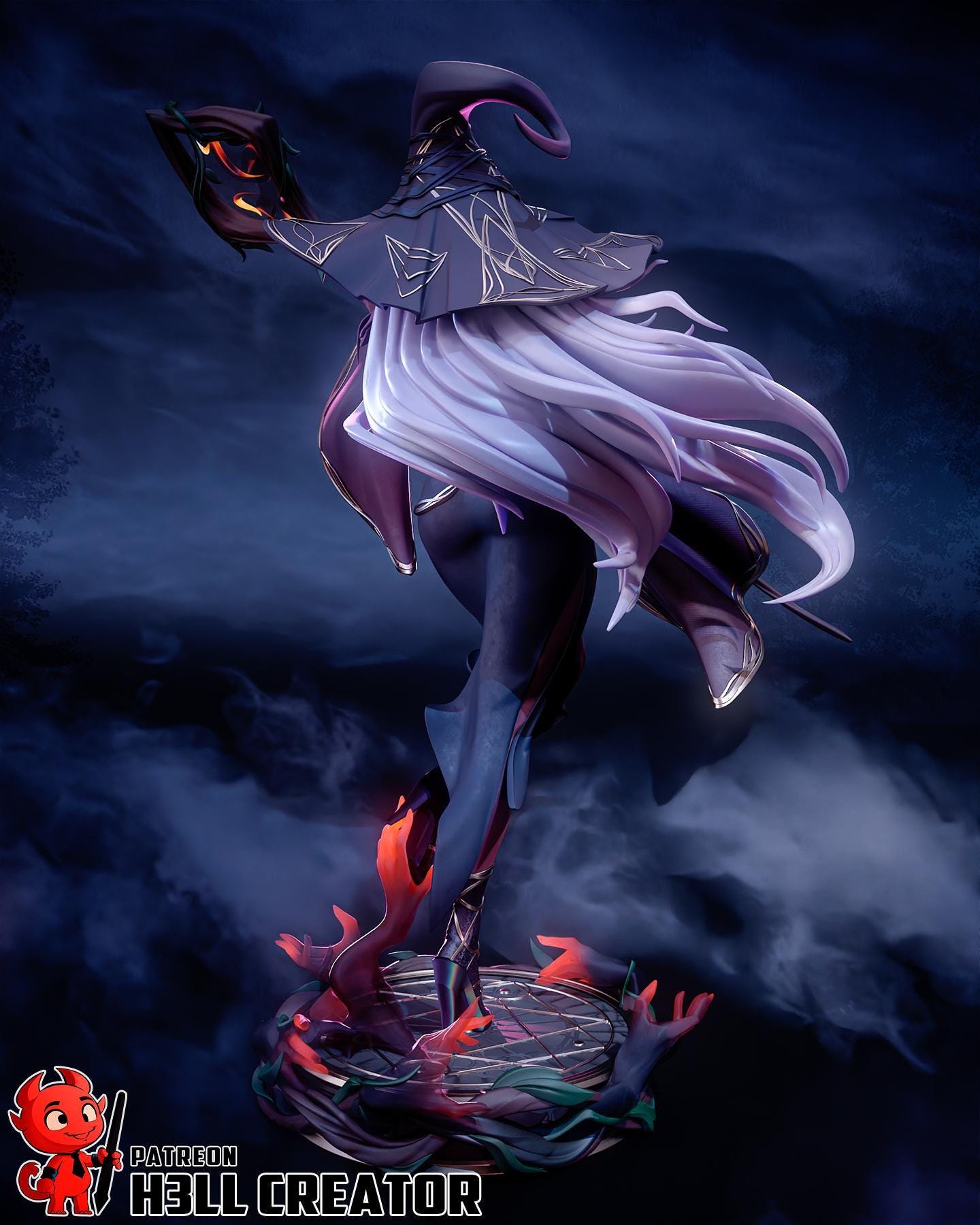 Recluse Figure / Inspired of Elden Ring / Hand Painted & Unpainted Resin Statue / Dark Fantasy Collectible