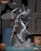Estatua de figura 3D de Raziel / Figura de resina de fantasía oscura / Coleccionable hecho a mano pintado a mano