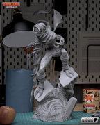 Estatua de figura 3D de Raziel / Figura de resina de fantasía oscura / Coleccionable hecho a mano pintado a mano