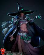 Estatua de Hécate: Diosa de la Brujería de Resina Pintada a Mano - Inspirada en Hades 2