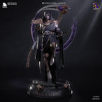 Estatua de Thanatos Pintada a Mano: Figura de Arte Fantástico del Segador