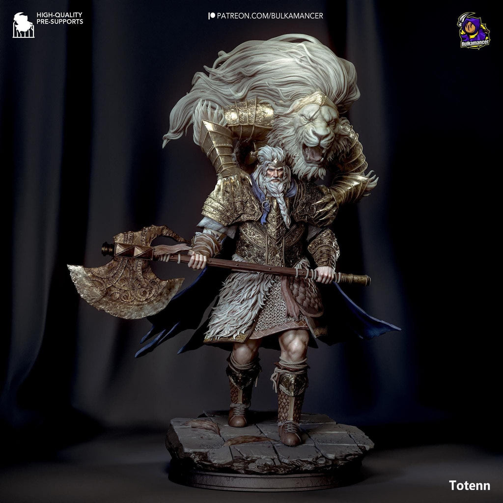 3D Printed Godfrey - Inspired of Elden Ring - Game Collectible Statue - The First Elden Lord Decor