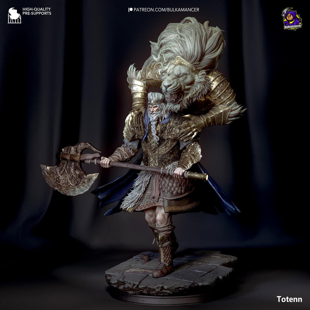 3D Printed Godfrey - Inspired of Elden Ring - Game Collectible Statue - The First Elden Lord Decor