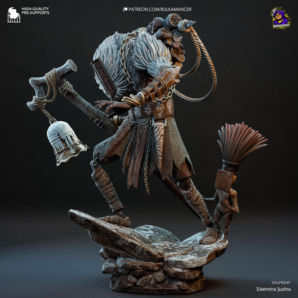 Monoco Figure: Hand-Painted  Fan Art Clair Obscur Statue Resin Dark Fantasy Statue