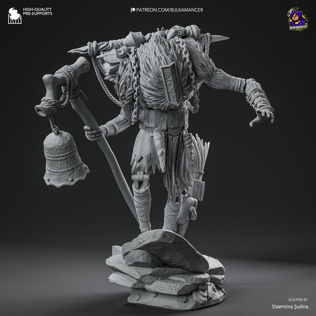 Monoco Figure: Hand-Painted  Fan Art Clair Obscur Statue Resin Dark Fantasy Statue