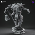 Monoco Figure: Hand-Painted  Fan Art Clair Obscur Statue Resin Dark Fantasy Statue