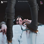 Hand-Painted Ciri Statue: The Witcher 3 Inspired 3D Print, 1/8 Scale