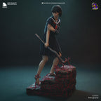 Estatua de Resina Hinako: Figura de Terror Inspirada en Silent Hill, Diorama Pintado a Mano