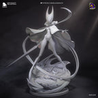 Estatua inspirada en Hornet: Coleccionable hecho por fans de Hollow Knight con capa roja