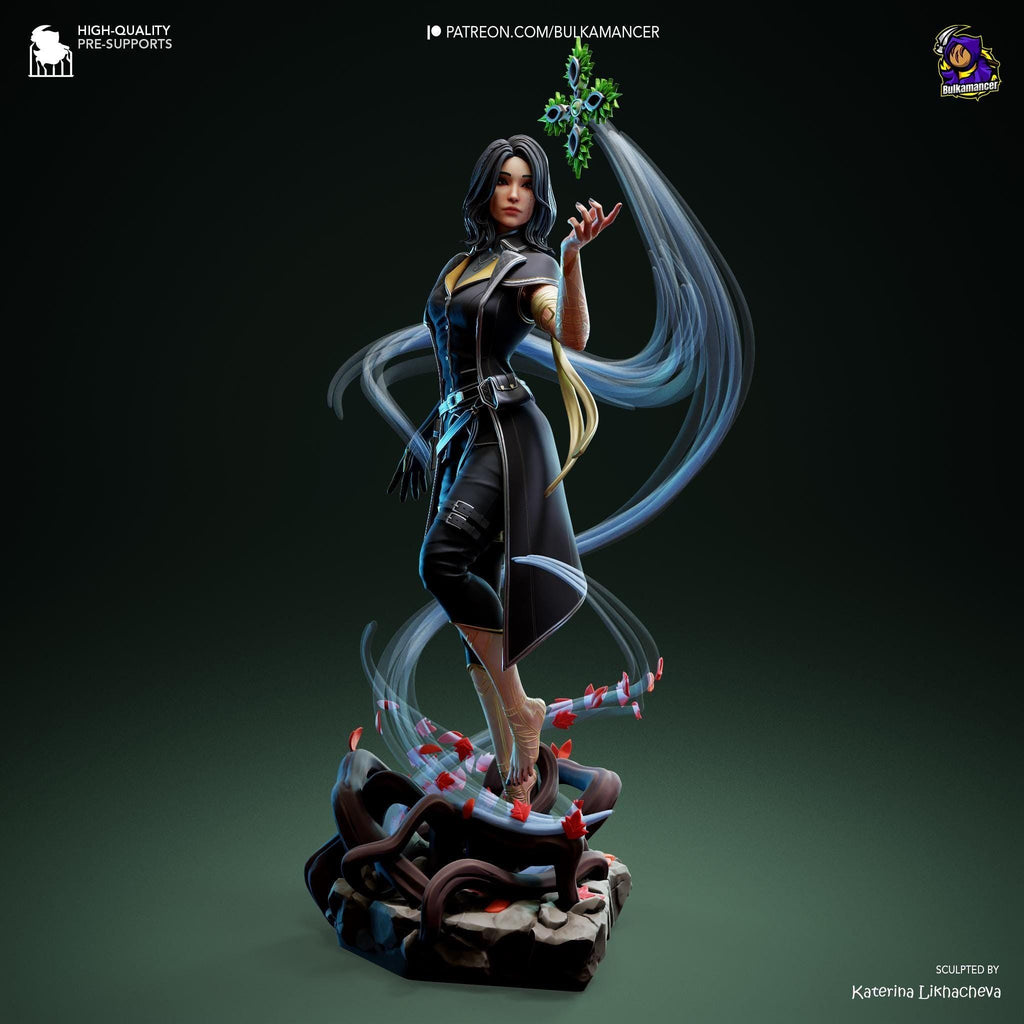 Hand-Painted Lune Resin Statue: Clair Obscur Game Collectible, Limited Edition
