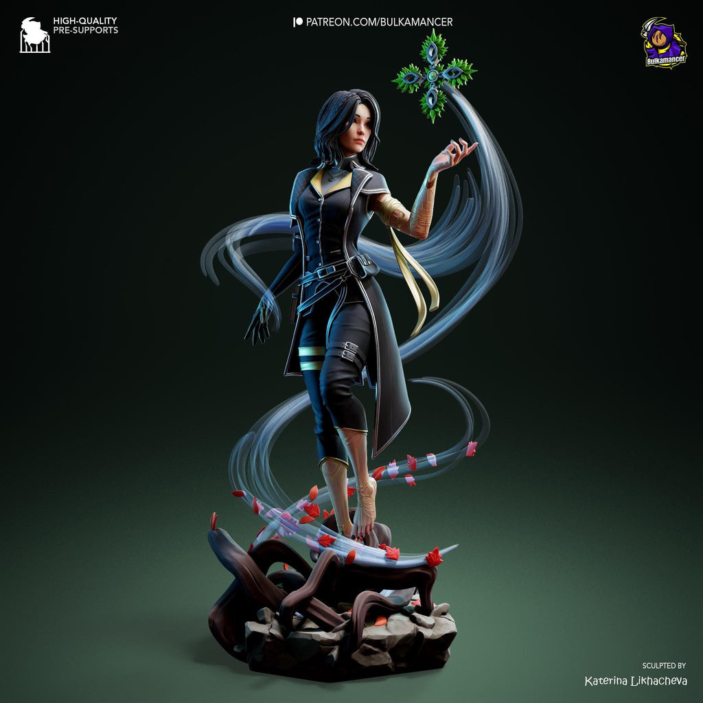 Hand-Painted Lune Resin Statue: Clair Obscur Game Collectible, Limited Edition