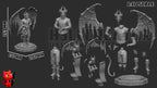 Estatua de Rafael: Coleccionable del Señor del Diablo Pintado a Mano - Inspirado en Baldur's Gate