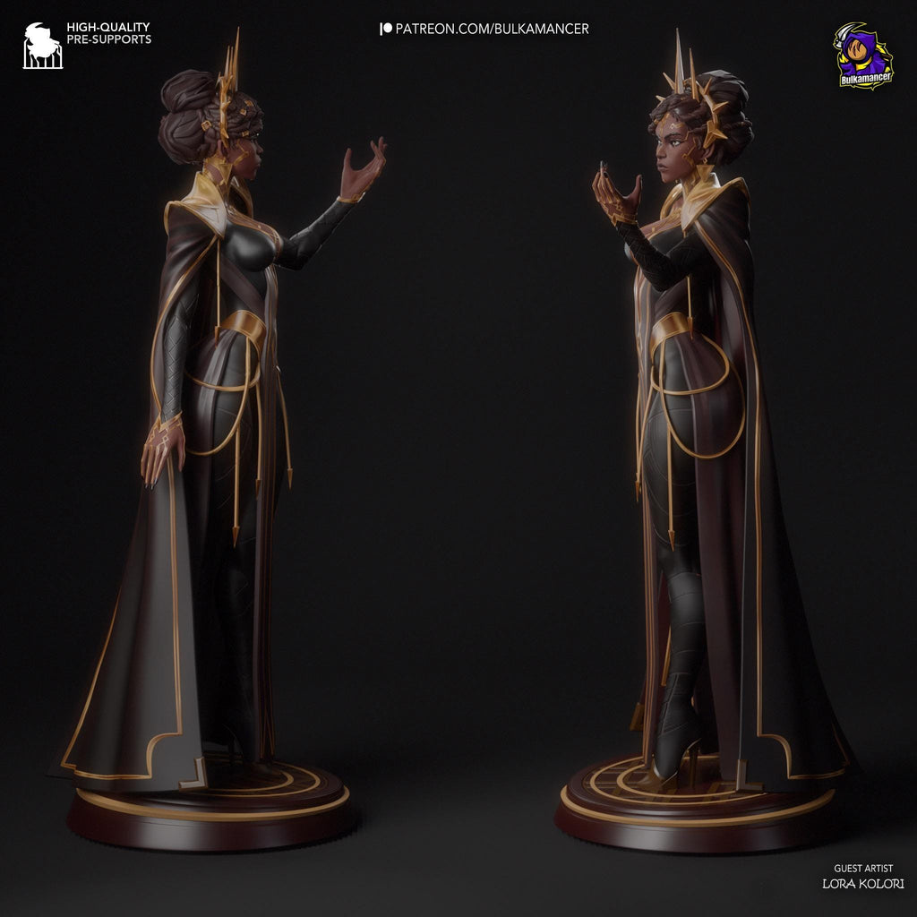 Figura Mel pintada a mano: Estatua LoL impresa en 3D