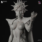 Figura Mel pintada a mano: Estatua LoL impresa en 3D