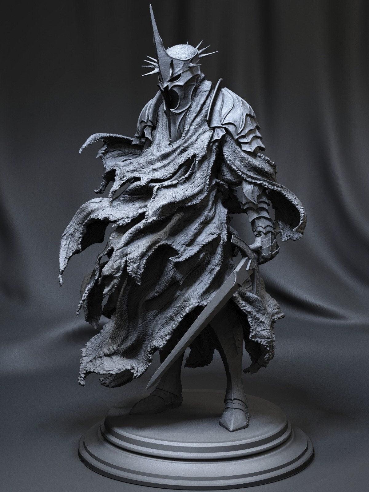 Witch King 3D Printed Statue | LOTR Inspired 3D Fan Art Model