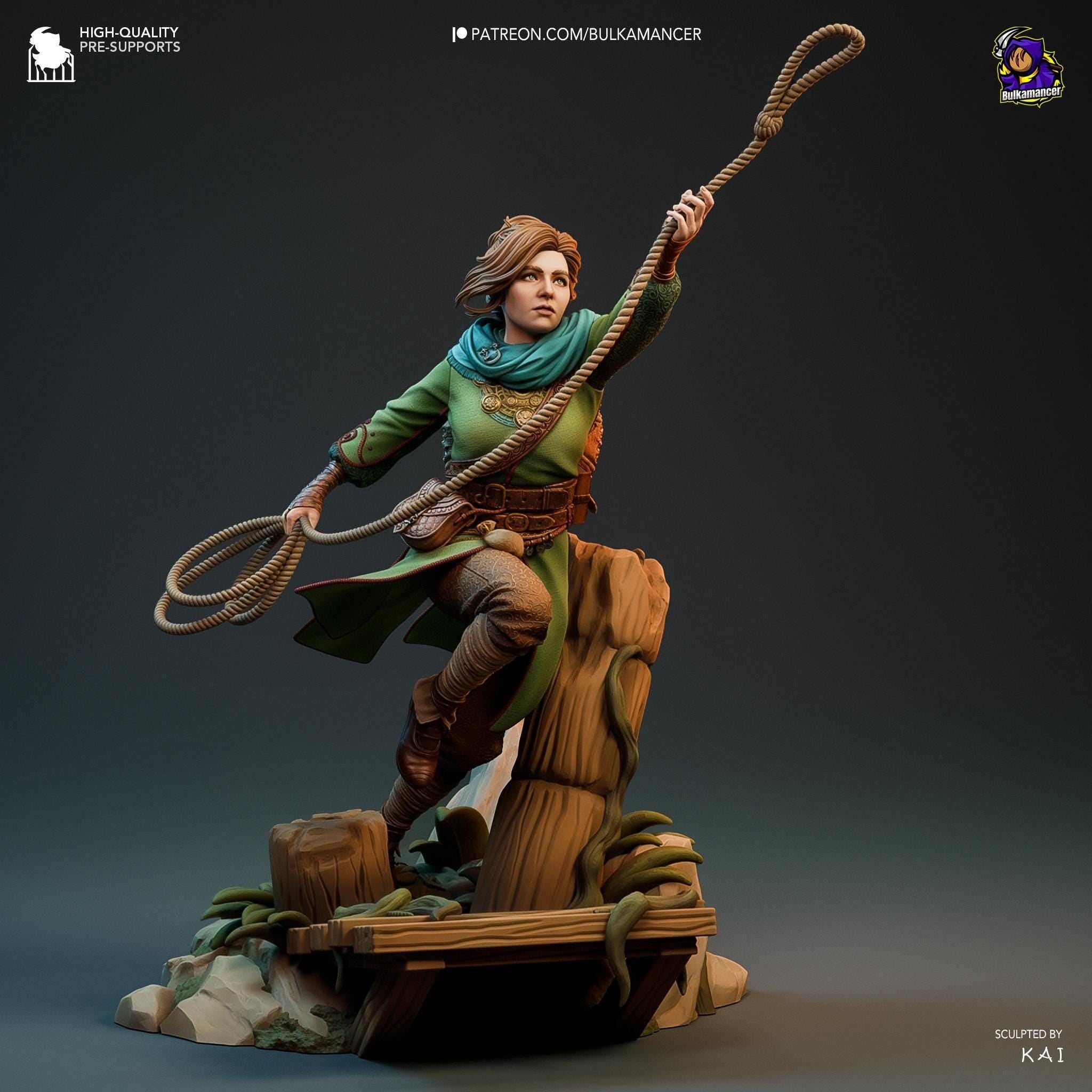 Hand-Painted Resin Zoe & Mio Diorama: Inspired of Split Fiction Diorama Figures