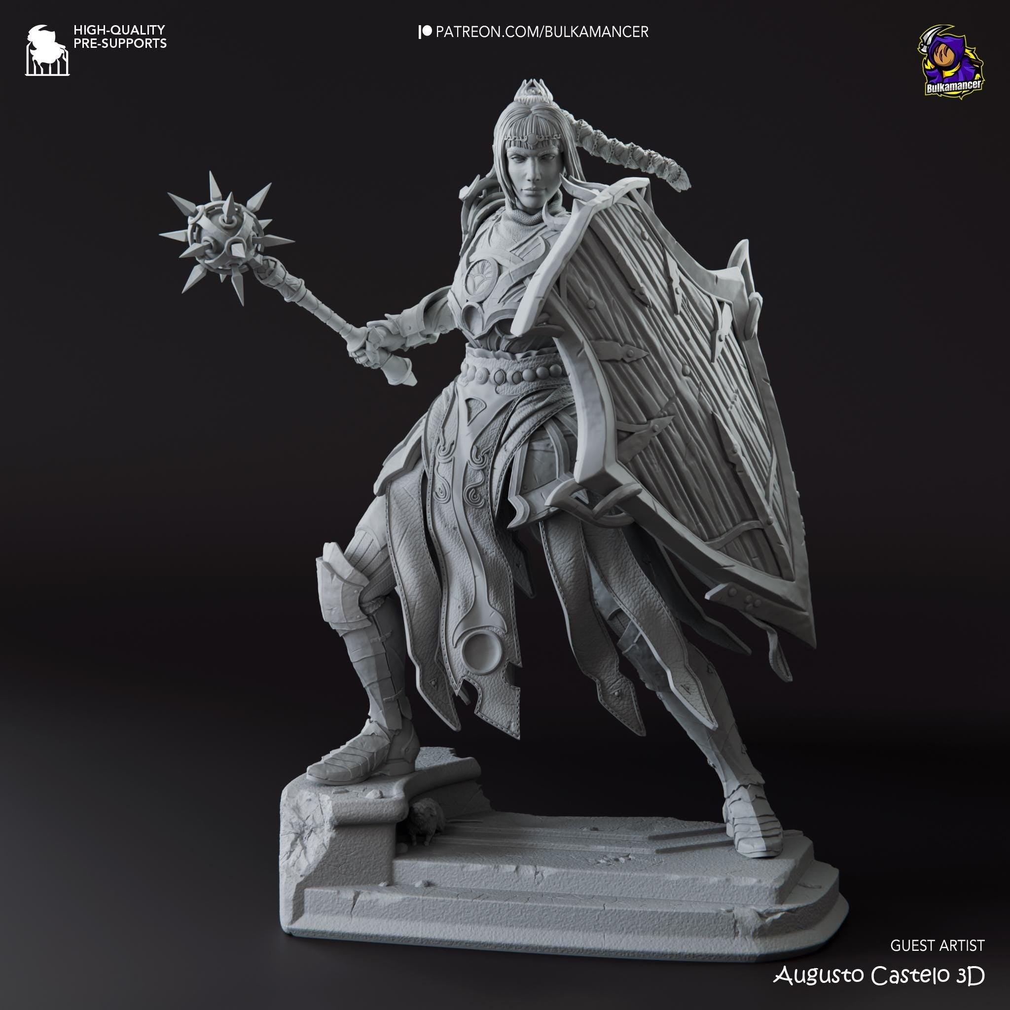 Hand-Painted Shadowheart Figurine: Baldur's Gate 3 Fan Art