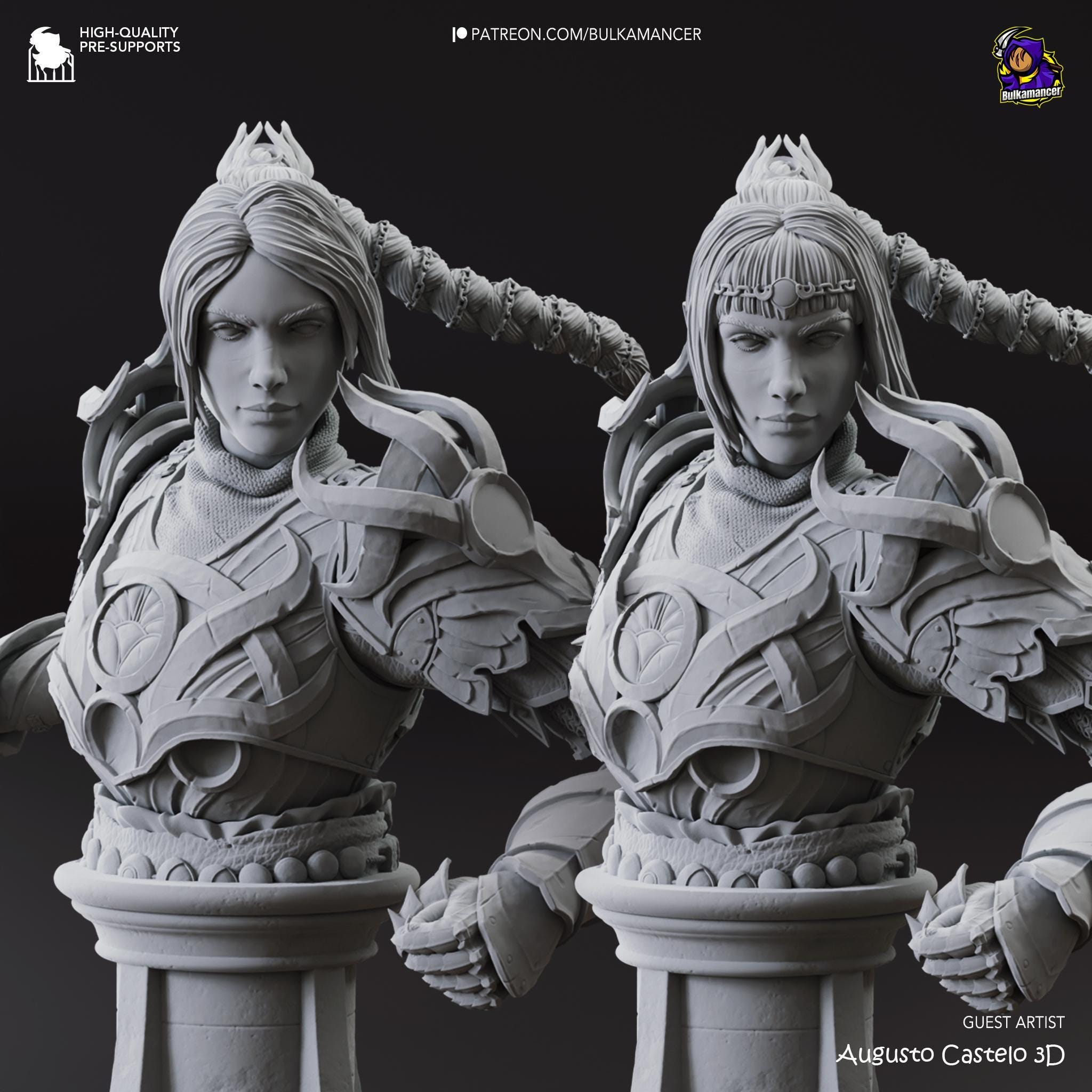 Figura de Shadowheart pintada a mano: Fan art de Baldur's Gate 3