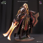 Estatua de Leona, la Diosa del Sol, pintada a mano: Fan Art de League of Legends, Escala 1/8