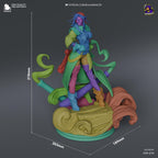 Estatua de Miss Fortune: Figura de fan art de LoL pintada a mano